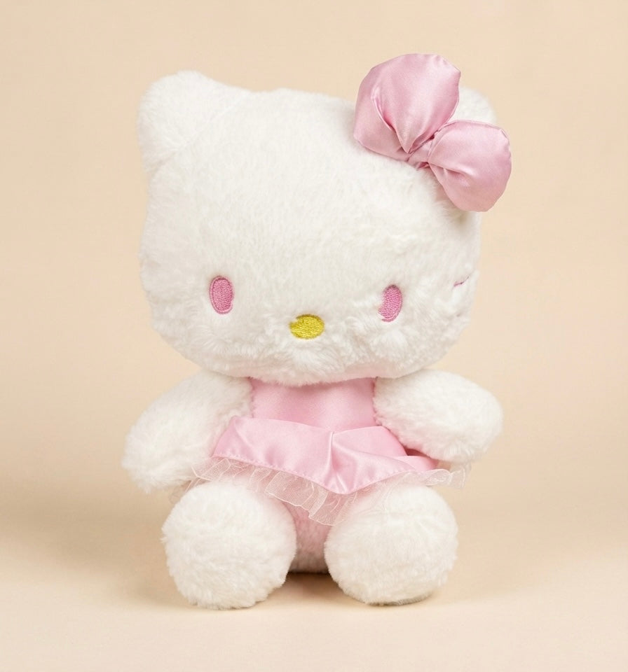Pink Bow Cuddle Kitty – 35 cm